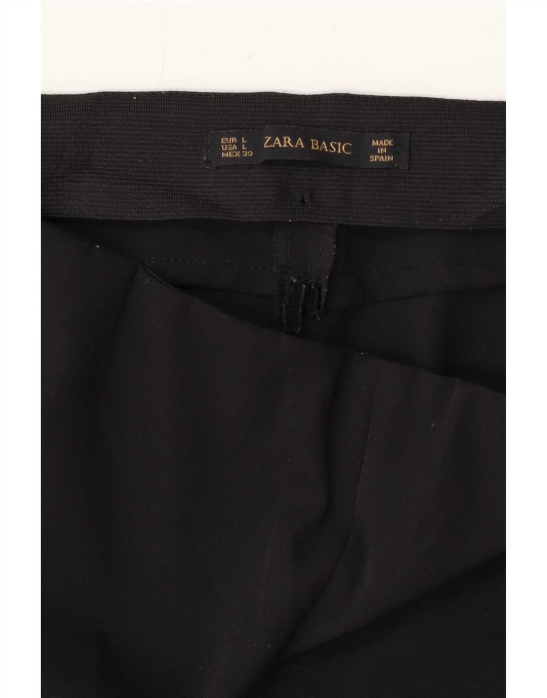 Zara ženske obične ležerne hlače Large W30 L27 crne