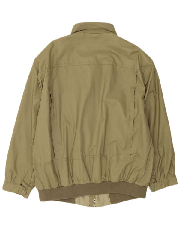 Vintage muška bomber jakna IT 60 5XL zeleni poliester
