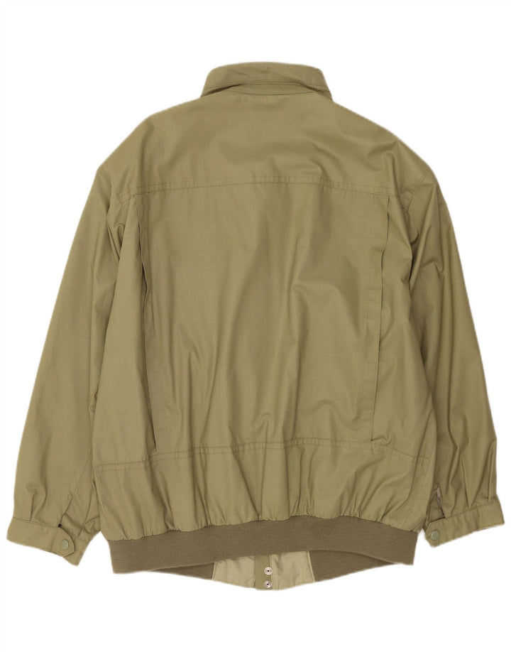 Vintage muška bomber jakna IT 60 5XL zeleni poliester