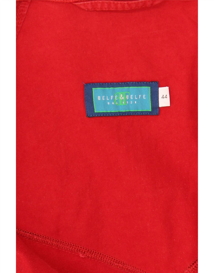 Belfe & Belfe ženska prevelika bomber jakna IT 44 srednje crvena