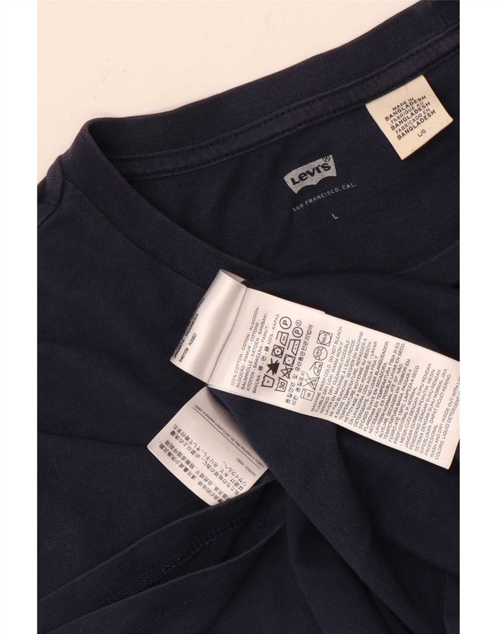 Levi's muška majica kratkih rukava, veliki tamnoplavi pamuk