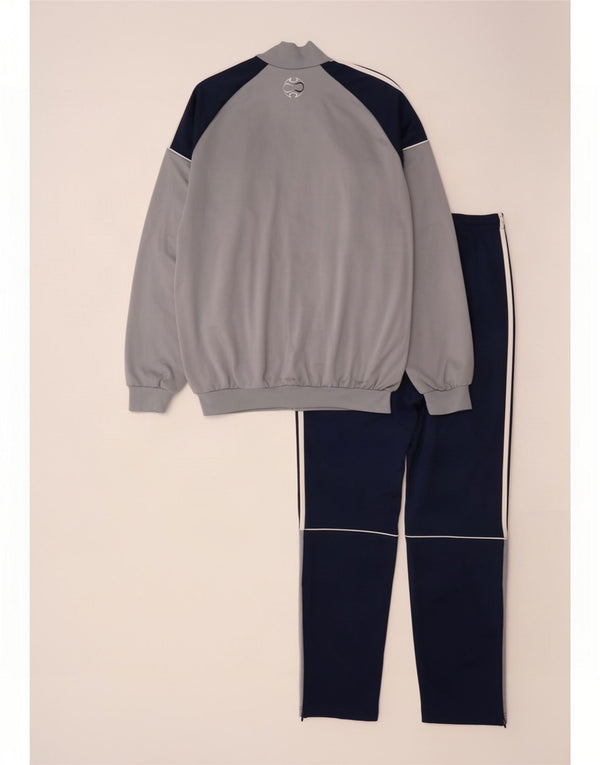 Adidas muška puna trenirka UK 44/46 velika tamnoplava poliesterska boja