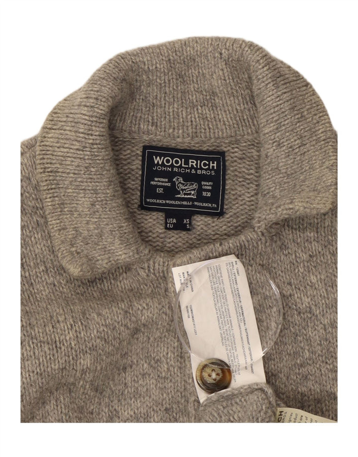 WOOLRICH Muški kardigan pulover XS siva vuna