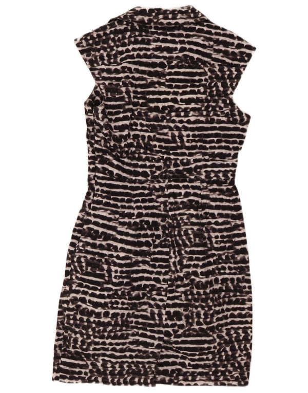 CALVIN KLEIN Ženska plašt haljina bez rukava UK 10 Mala crna s mrljama