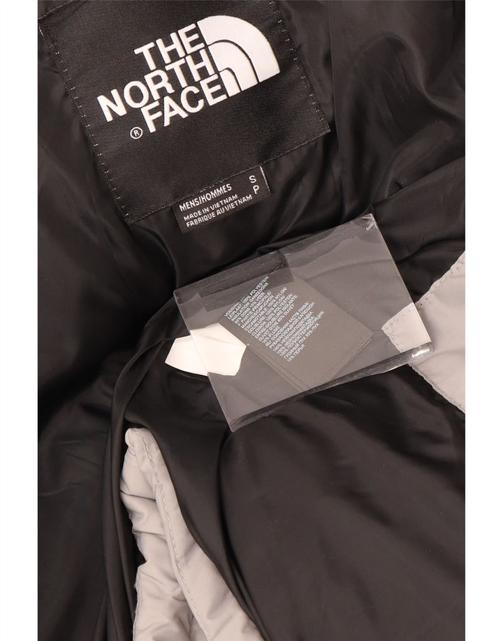 THE NORTH FACE muška podstavljena jakna UK 36 mali sivi poliester u boji