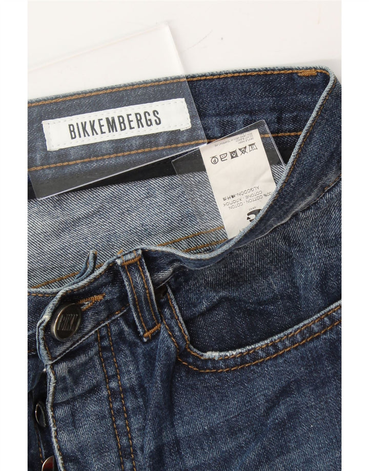 BIKKEMBERGS Womens Slim Jeans W31 L27 Blue Cotton Vintage Bikkembergs and Second-Hand Bikkembergs from Messina Hembry 