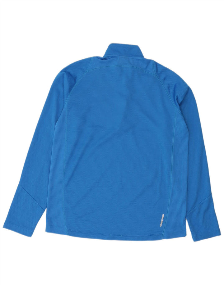 Adidas muška trenirka Climacool zip izrez i mali plavi poliester