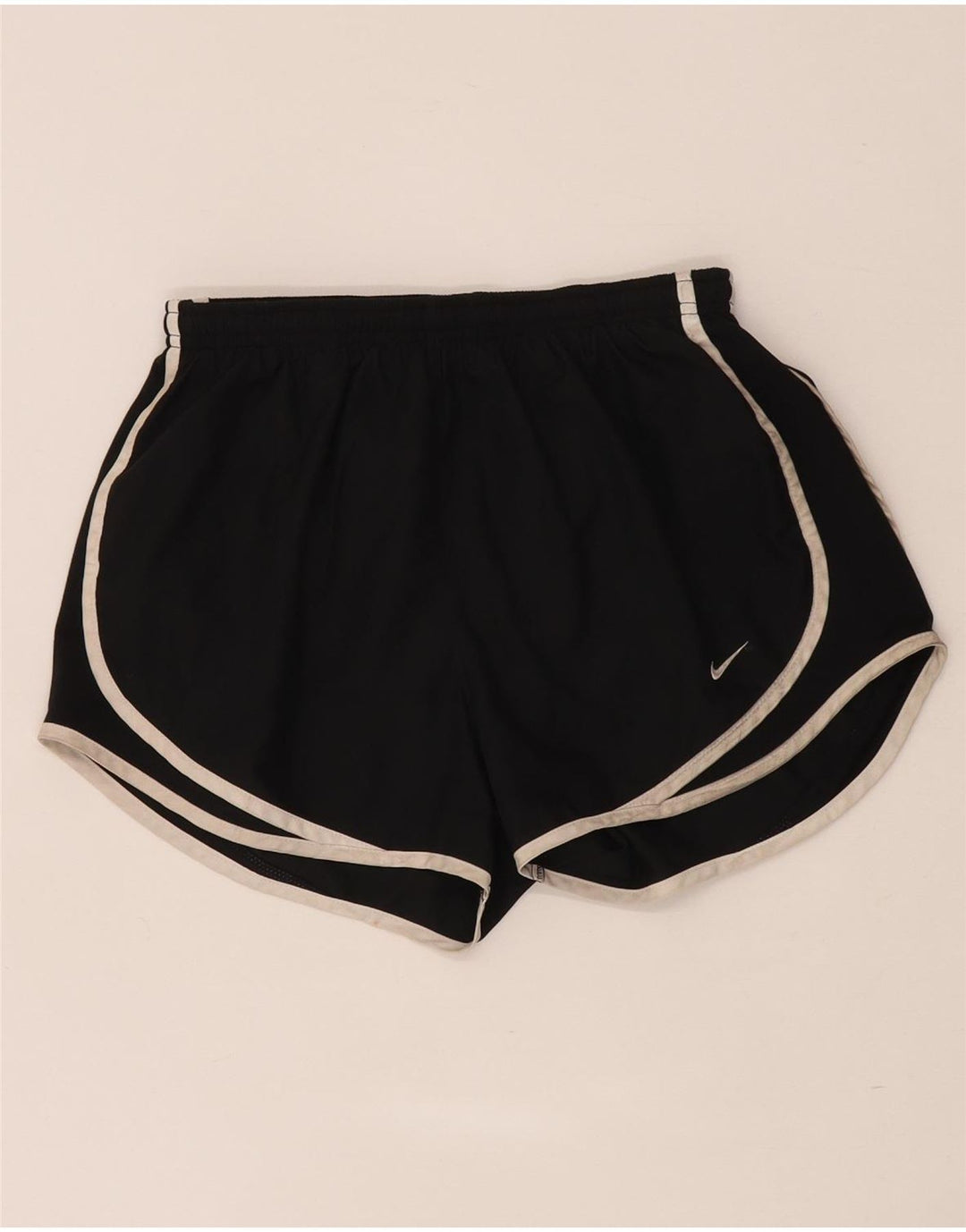 Nike Ženske Dri Fit Sportske Kratke Hlače UK 10 Mali crni poliester