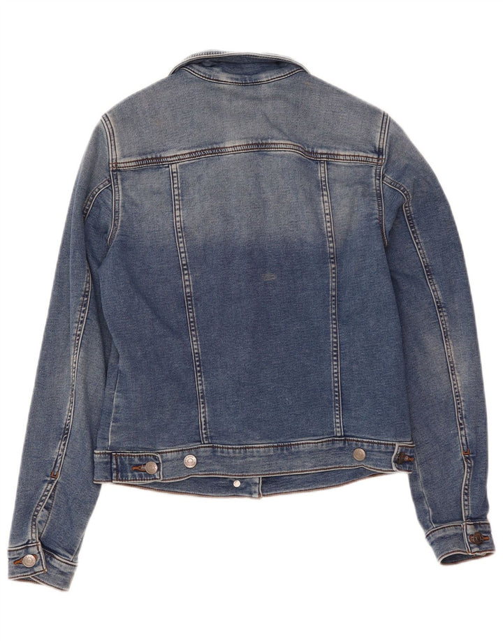 Esprit ženska crop traper jakna UK 10 Small Blue Cotton