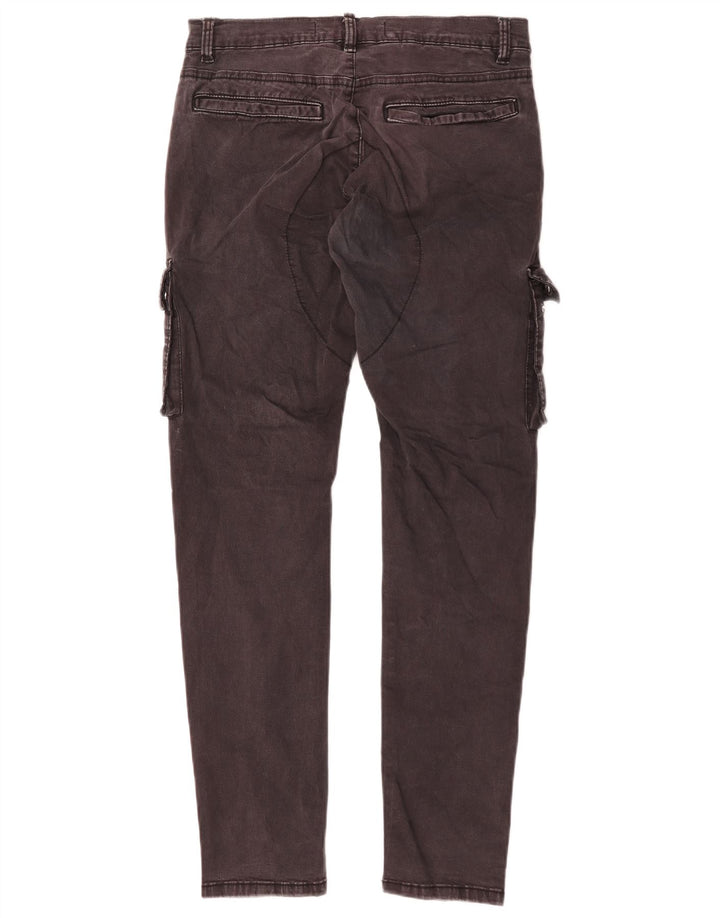 Zara muške Cargo slim traperice EU 38 male W30 L30 sivi pamuk