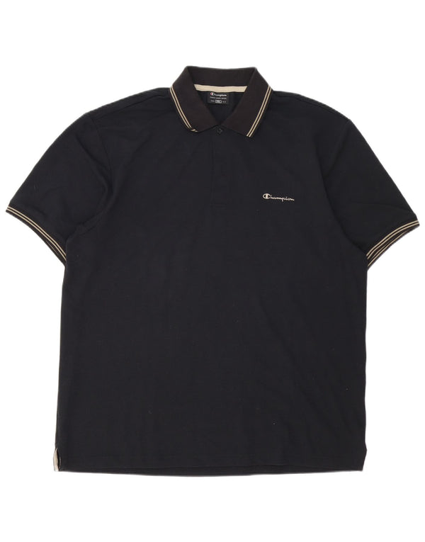 CHAMPION Muška polo majica 2XL pamuk na crne pruge