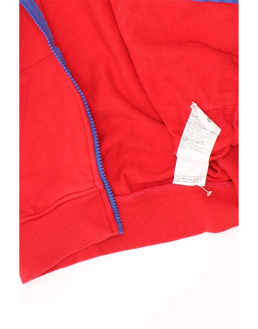 Benetton Boys Graphic Trenirka Gornja jakna 6-7 godina Mala crvena pamuk