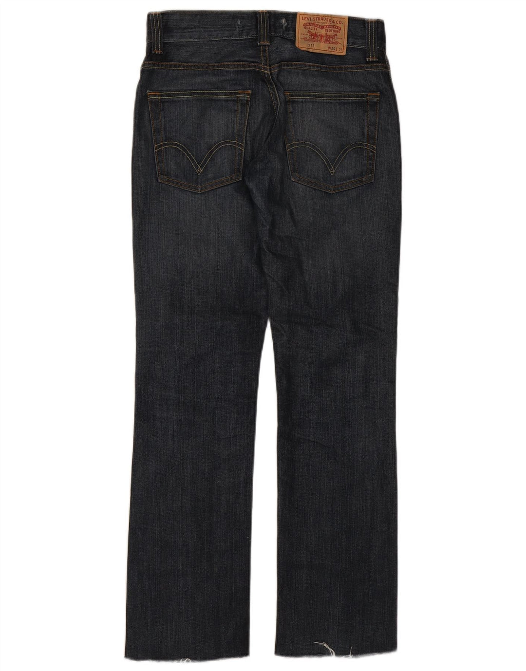 Levi's ženske 511 uske traperice W30 L30 tamnoplavi pamuk