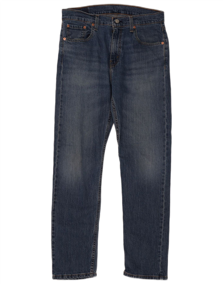 Levi's muške 502 sužene traperice W33 L32 plavi pamuk