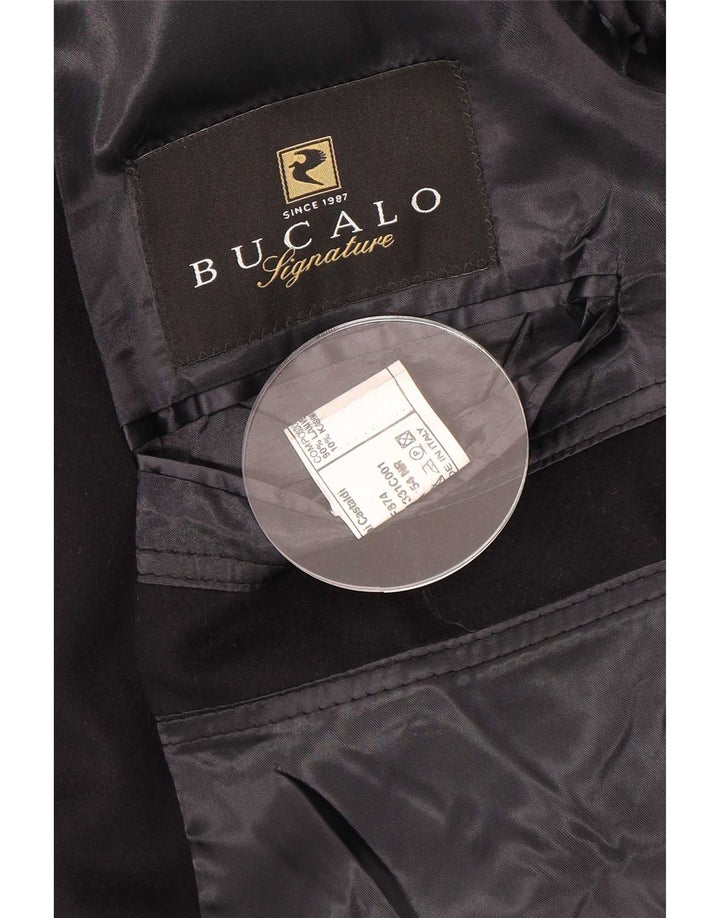 Bucalo muški kaput IT 54 2XL crna vuna
