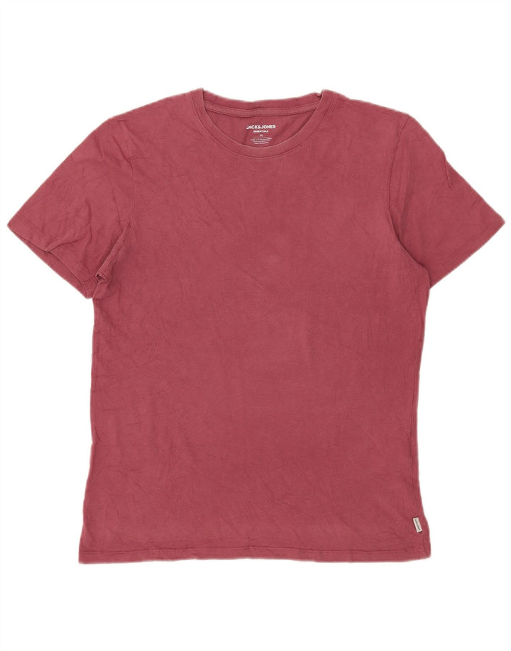 Jack & Jones muška majica kratkih rukava Srednje ružičasti pamuk