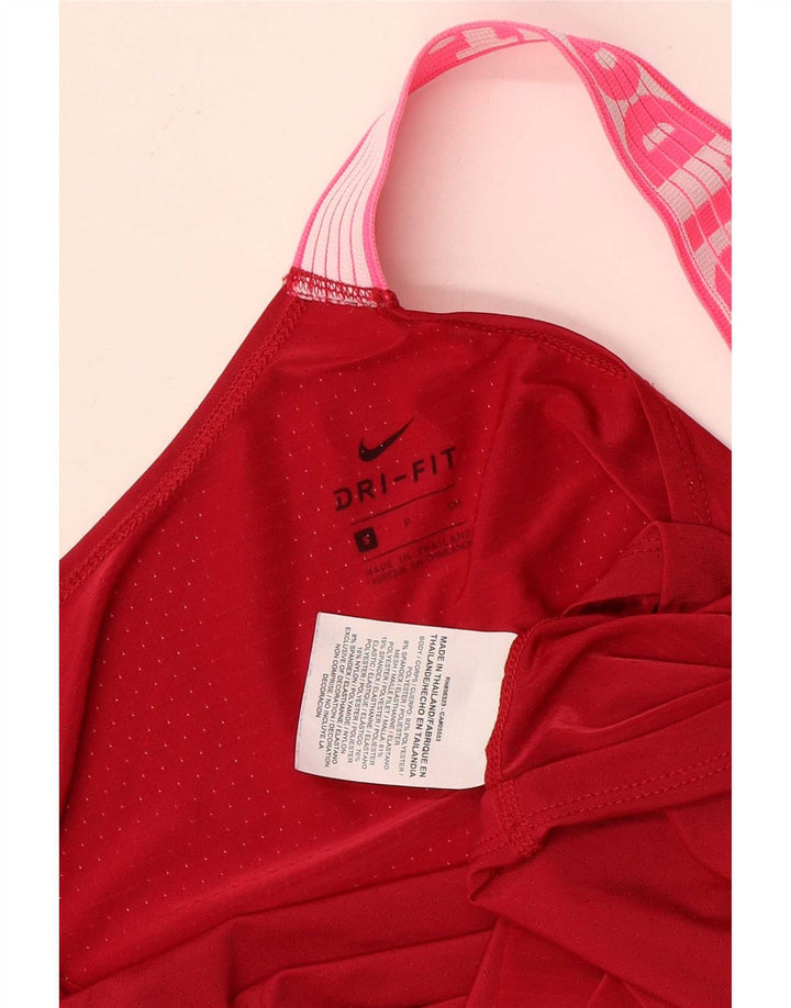 Nike Ženski grafički prsluk UK 10 Small Red Colourblock Poliester