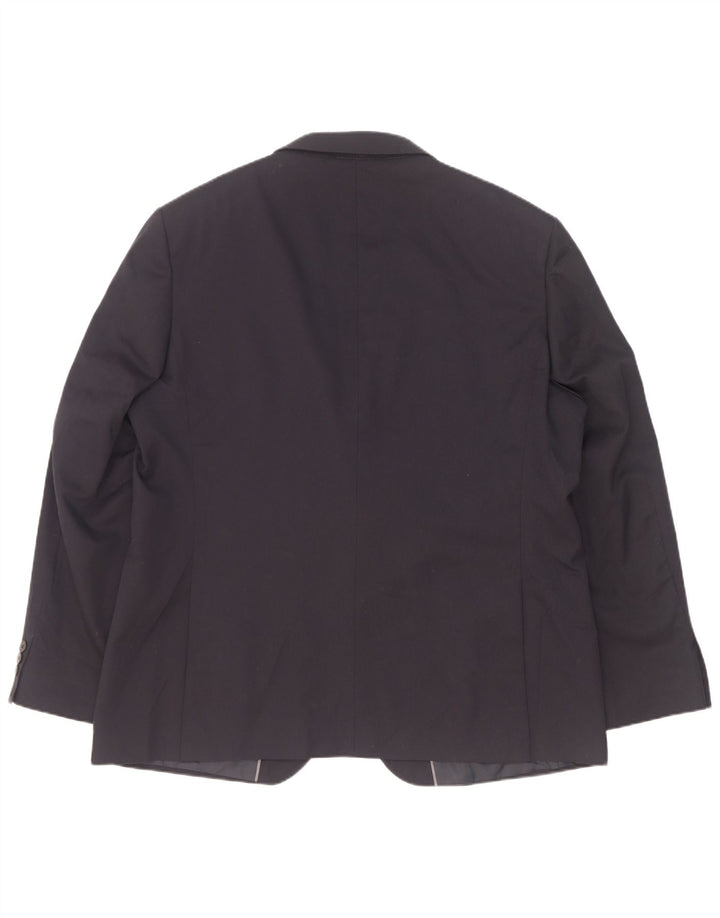 Marks & Spencer muška jakna sa 2 gumba UK 46 3XL tamnoplavi poliester