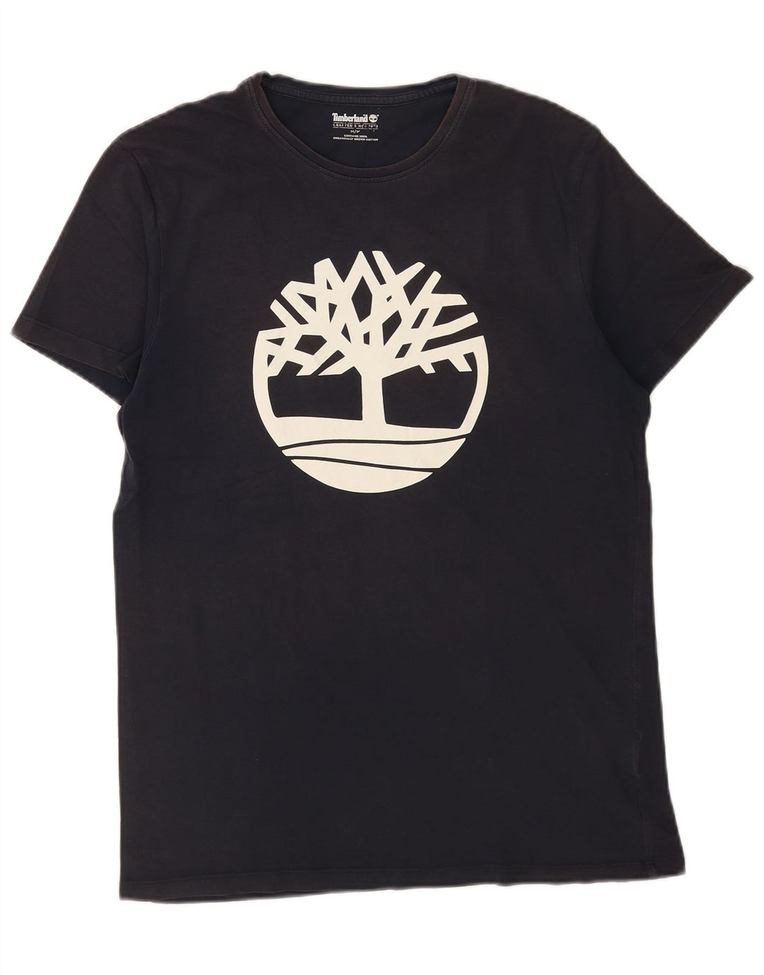 Timberland muška majica s grafičkim motivima Srednje tamnoplavi pamuk