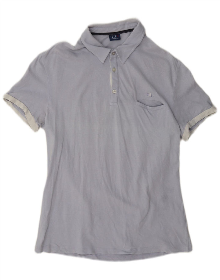 Trussardi Jeans muška polo majica Srednje plavi pamuk
