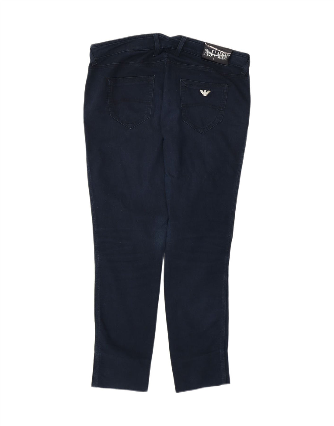 ARMANI Womens Skinny Jeans W32 L27 Navy Blue Vintage Armani and Second-Hand Armani from Messina Hembry 