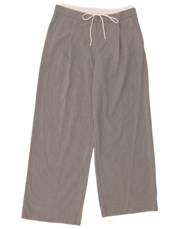 ZARA ženske chino hlače s klinovima srednje veličine W30 L28 sivi poliester