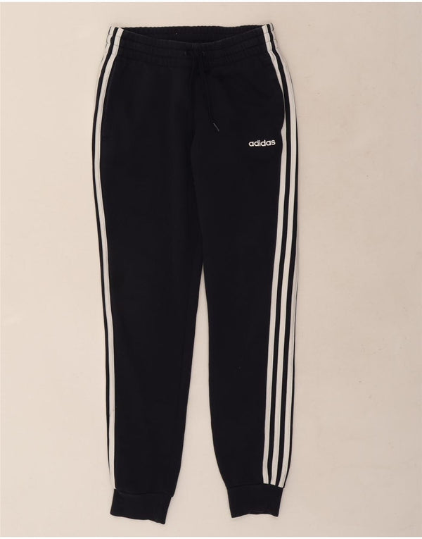 Adidas Ženska trenirka Hlače Joggers UK 8/10 Male tamnoplave pamučne