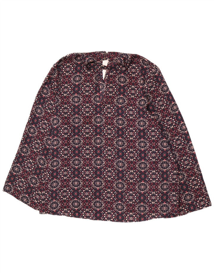 Marks & Spencer ženska majica s apstraktnim uzorkom UK 22 3XL tamnoplava