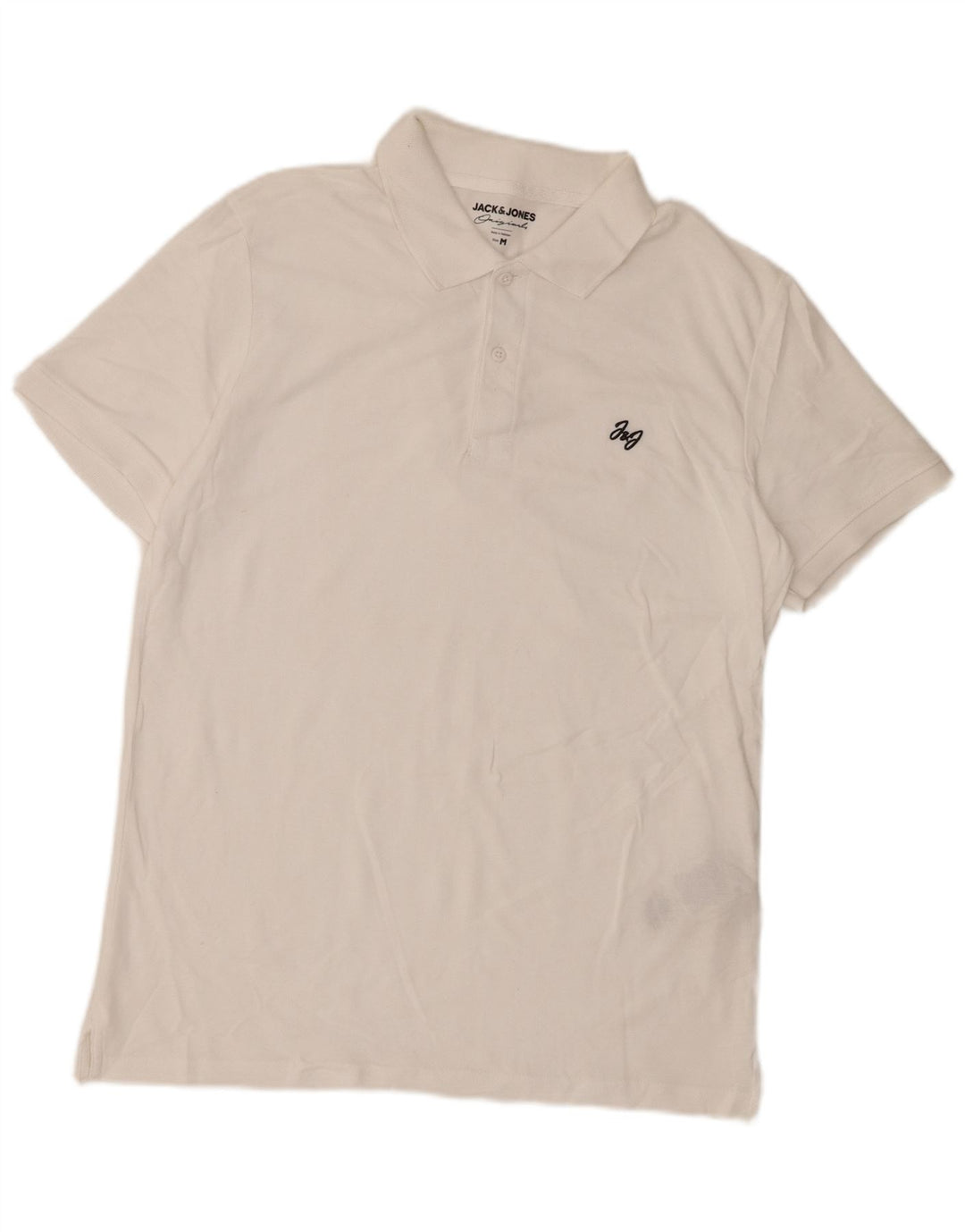 JACK & JONES Muška polo majica Srednje bijeli pamuk