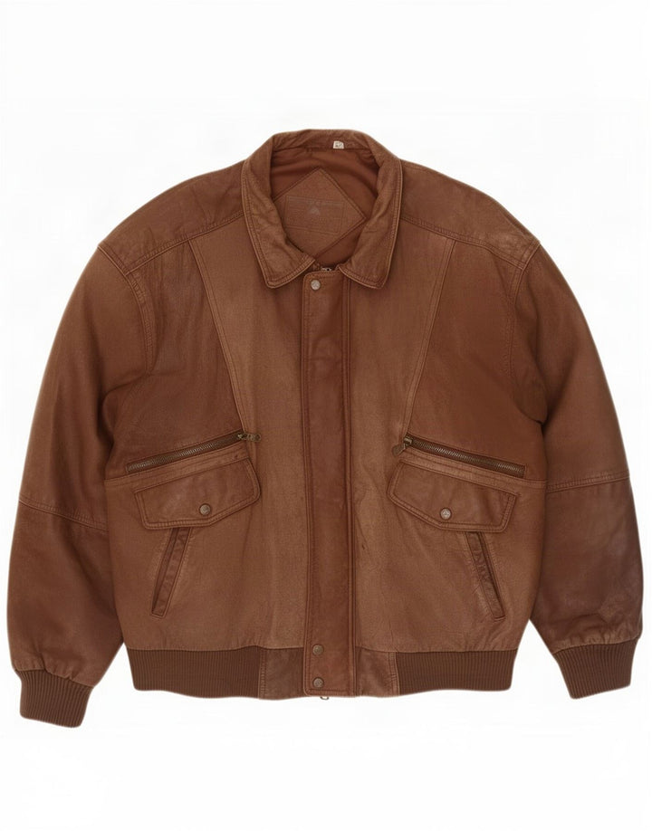 Roundtree & Yorke muška kožna jakna UK 42 XL smeđa