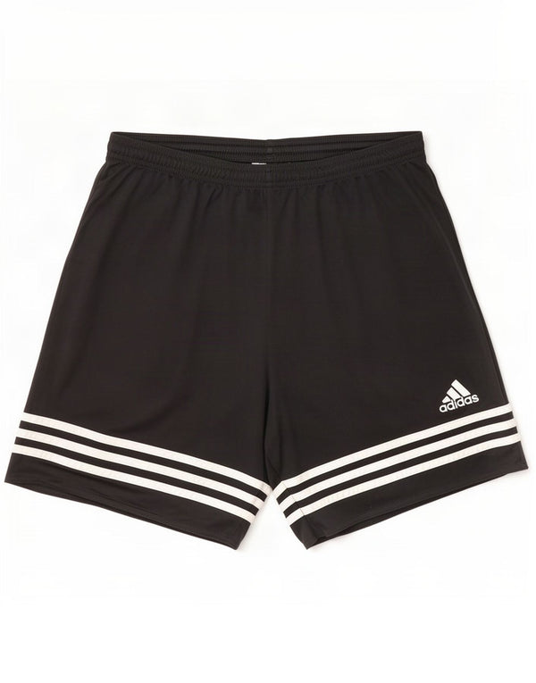 Adidas muške Climalite sportske kratke hlače s velikim crnim prugama od poliestera