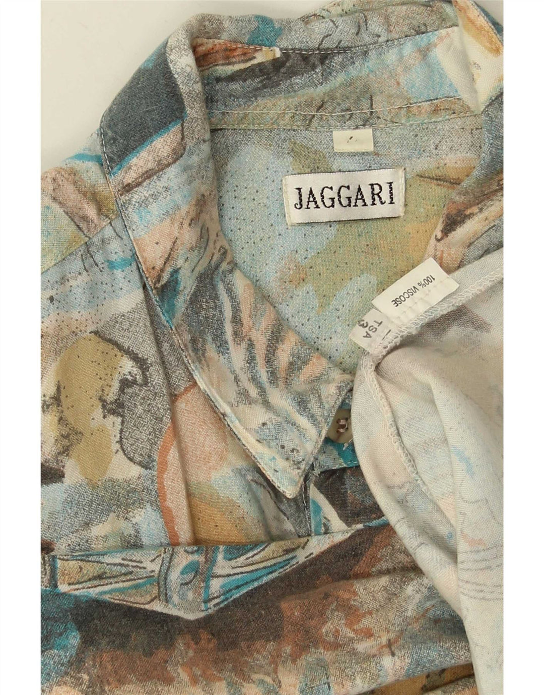 Vintage muška košulja velika raznobojna patchwork viskoza