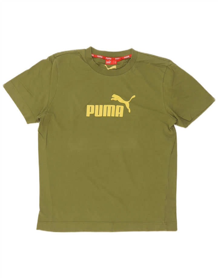Puma muška majica s grafičkim motivima, srednje zelena