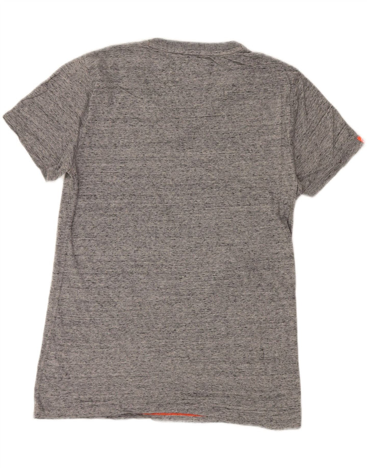 SUPERDRY muška majica kratkih rukava Srednje sivi flekasti pamuk