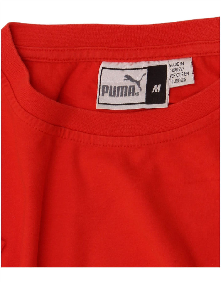 Puma muška grafička majica srednje crvene boje