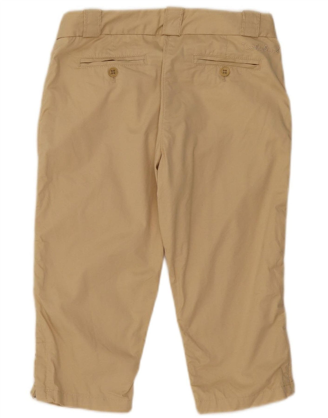 TIMBERLAND Womens Straight Capri Trousers EU 38 Medium W32 L16 Beige