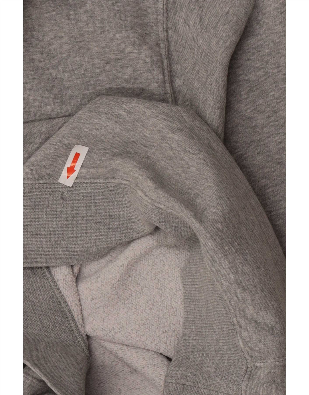 Mali sivi pamuk Nike Graphic Regular Fit majica s kapuljačom