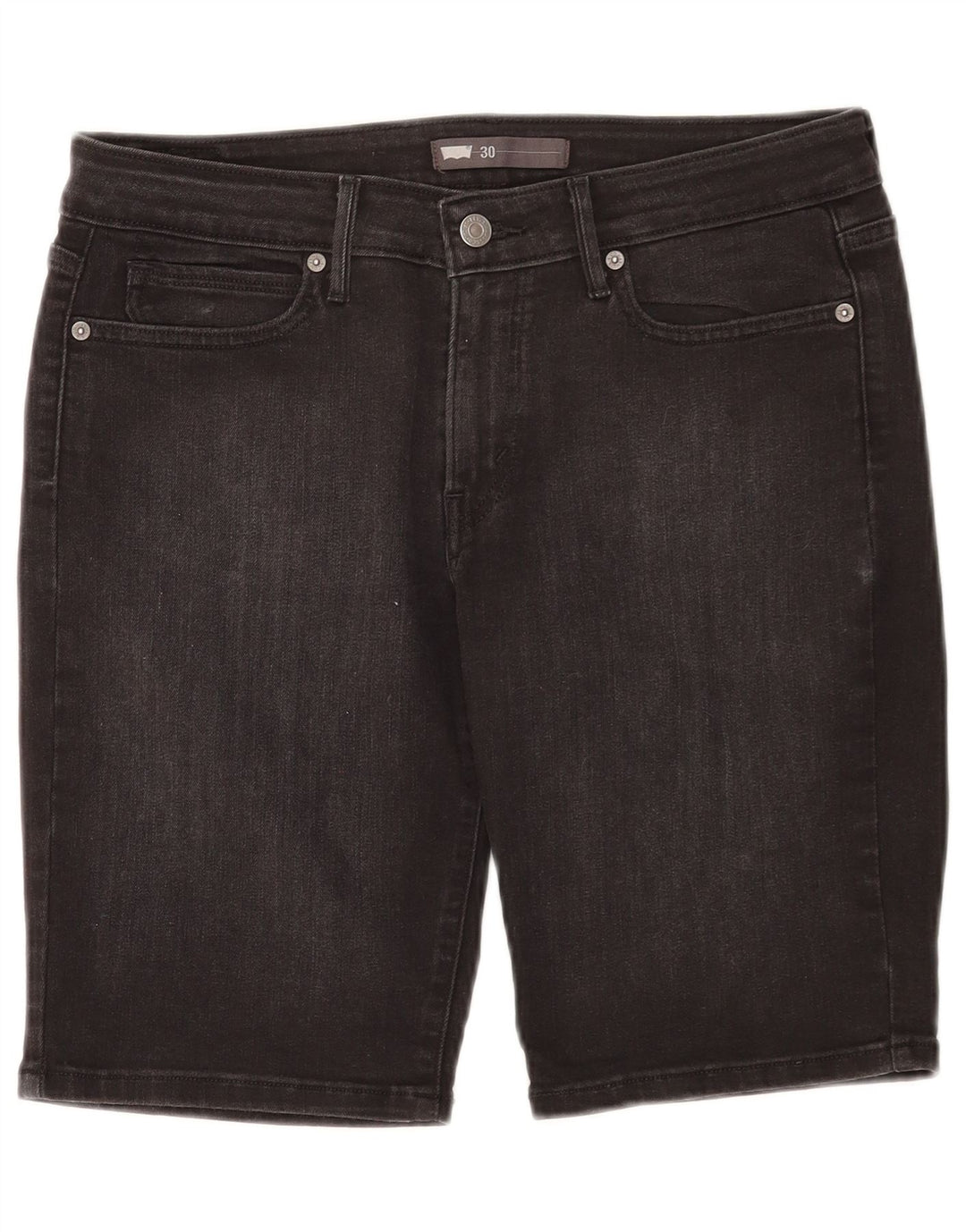 Levi's muške traper kratke hlače W30 Srednje crni pamuk