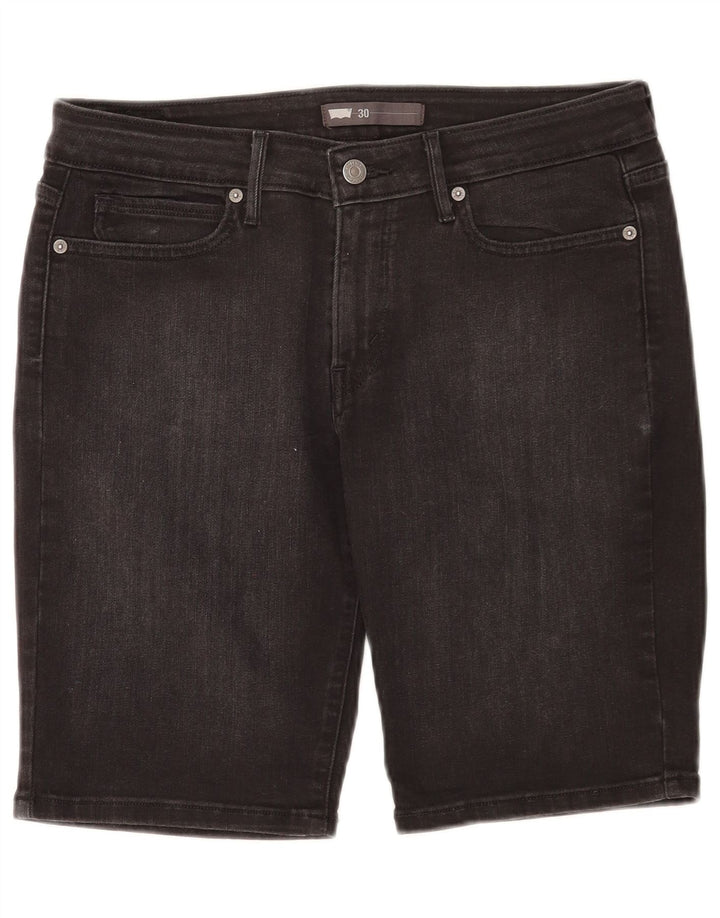 Levi's muške traper kratke hlače W30 Srednje crni pamuk