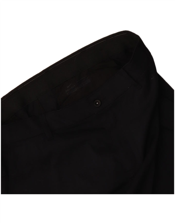 NIKE muške Dri Fit standardne ravne chino hlače W38 L30 tamnoplave