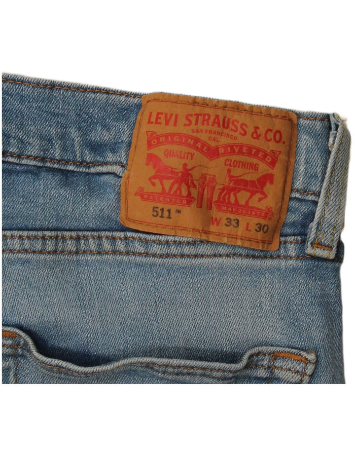 Levi's muške 511 uske traperice W33 L30 plavi pamuk