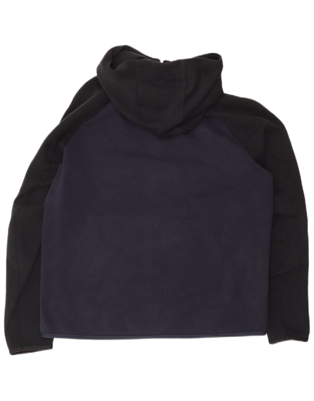 NIKE muški pulover s kapuljačom na patentni zatvarač, veliki tamnoplavi pamuk