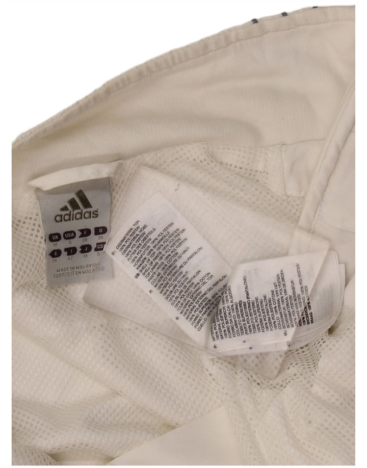 ADIDAS ženska gornja jakna trenirke UK 10 mali bijeli poliester