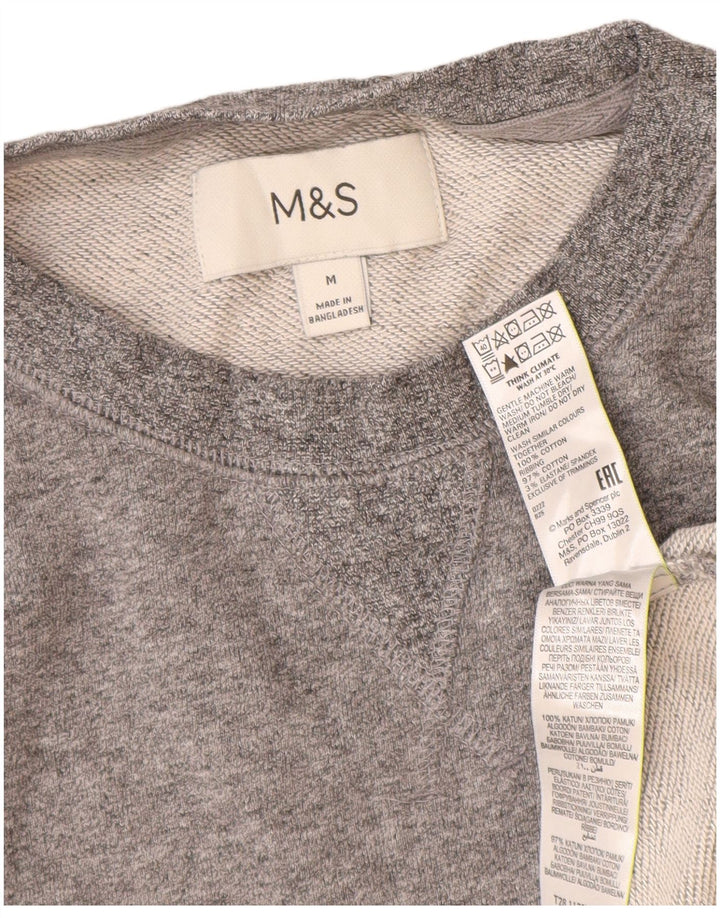 Marks & Spencer muški džemper srednje sive boje od pamuka