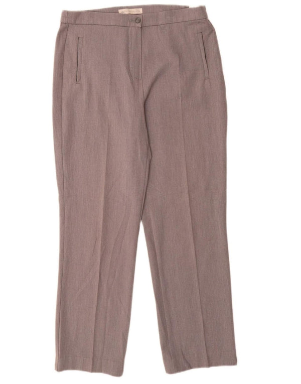 Marks & Spencer ženske ravne chino hlače UK 10 male W30 L28 sive