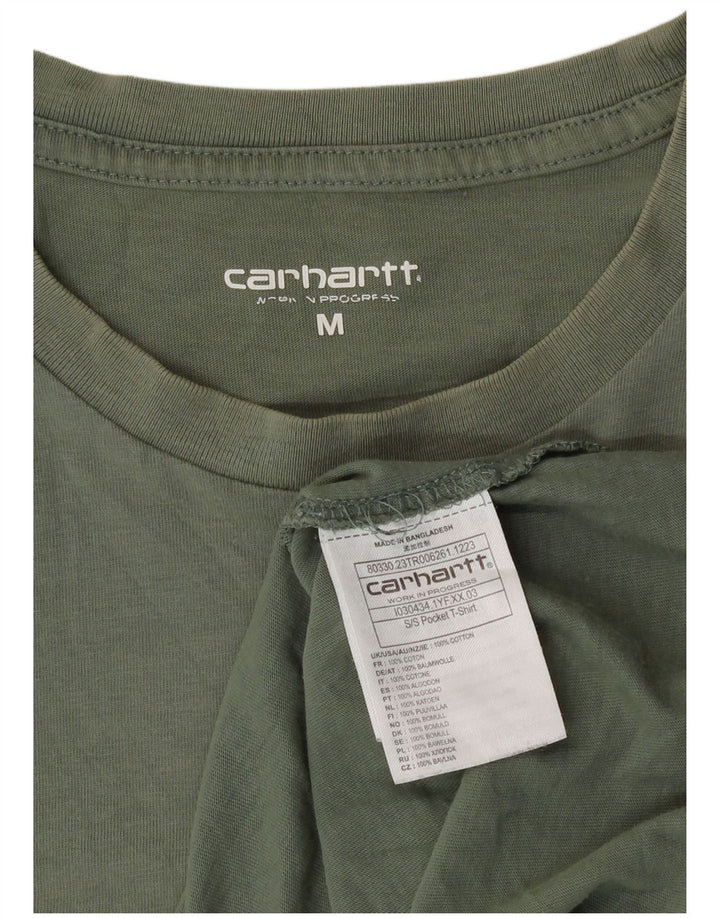 Carhartt muška majica kratkih rukava srednji zeleni pamuk