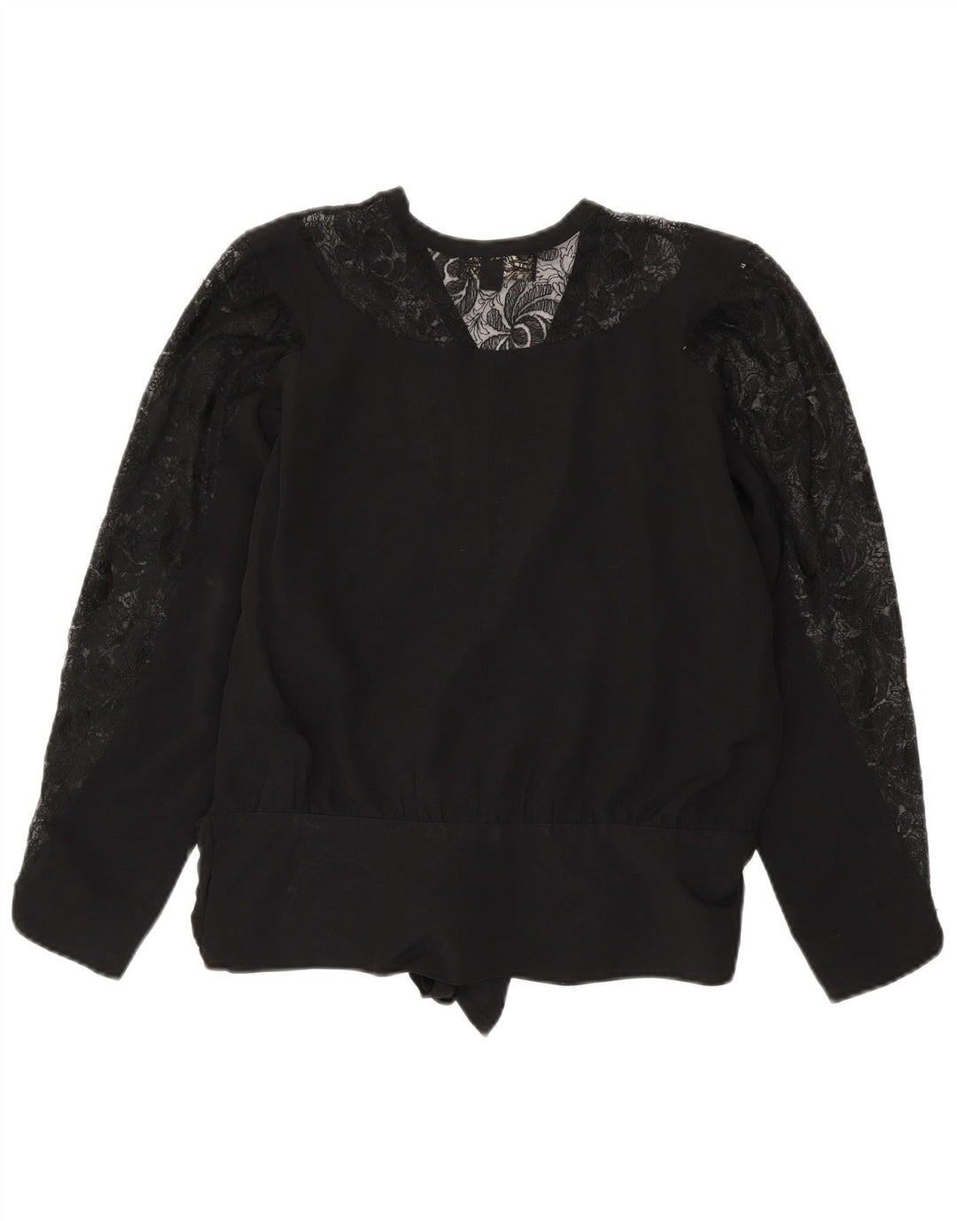 Vrhunski ženski gornji dio bluze dugih rukava EU 40 srednje crne viskoze