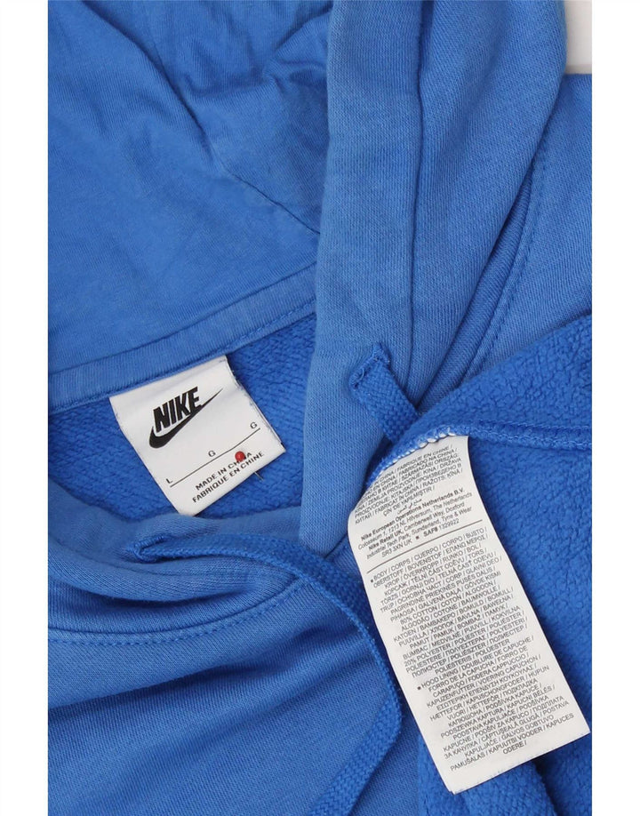 Nike muška majica s kapuljačom, veliki plavi pamuk