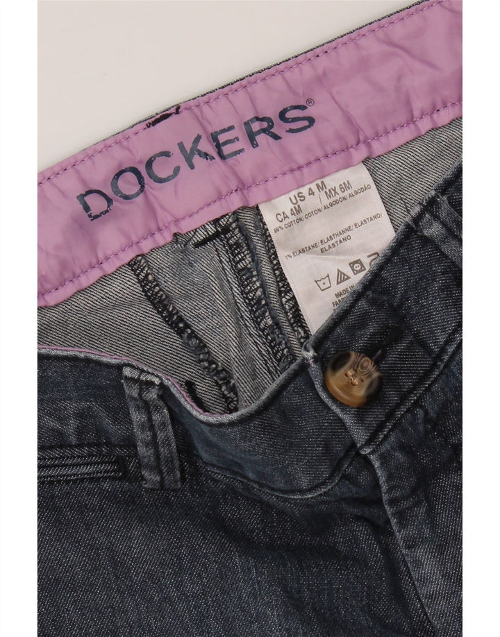DOCKERS Womens Straight Jeans US 4 Small W30 L30 Blue Cotton Vintage Dockers and Second-Hand Dockers from Messina Hembry 