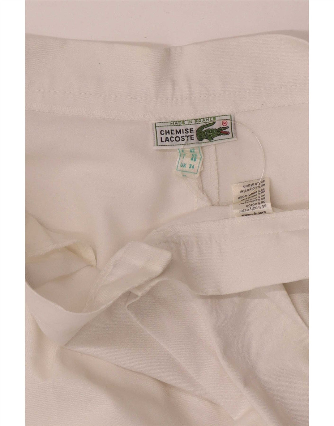 Lacoste muške ležerne kratke hlače W30 mali bijeli poliester